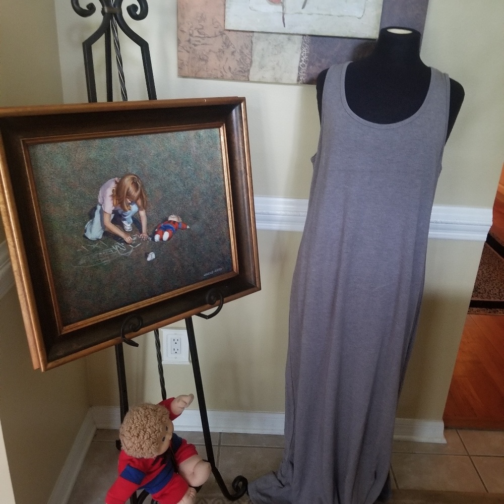 Charter Club long Grey dress size XL